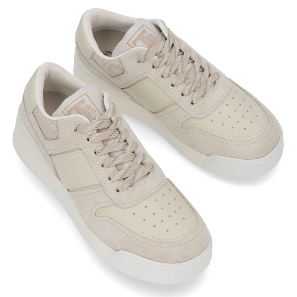 TOD'S スニーカー ベージュ ボルドー ローカット XXM51K0GH50CLT