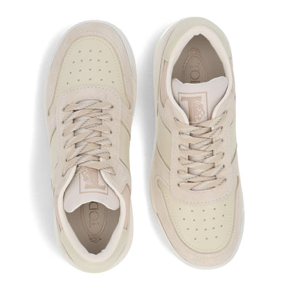 TOD'S スニーカー ベージュ ボルドー ローカット XXM51K0GH50CLT