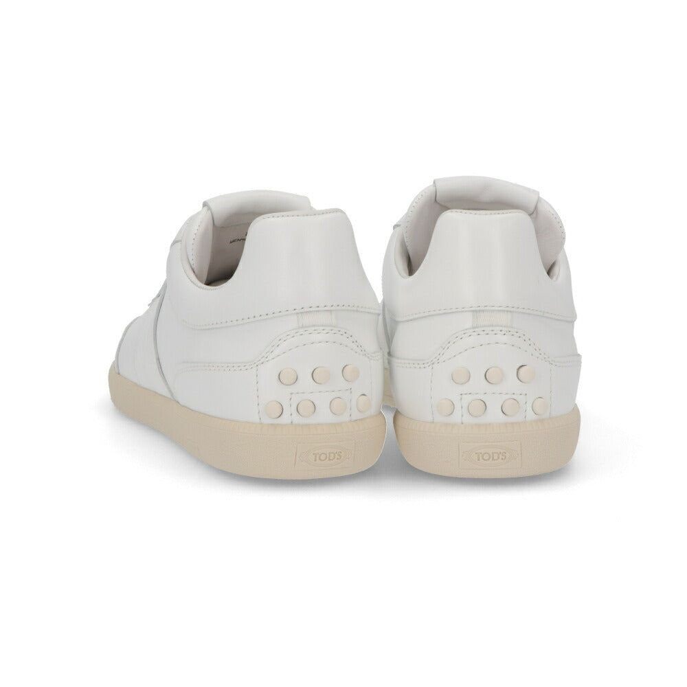 TOD'S スニーカー ホワイト スムースレザー シンプル ローカット XXM68C0DP30OV7
