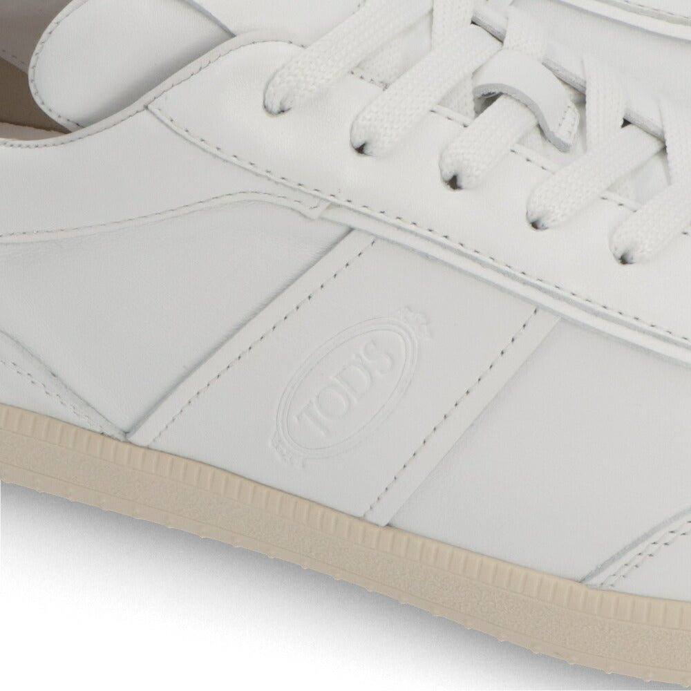 TOD'S スニーカー ホワイト スムースレザー シンプル ローカット XXM68C0DP30OV7