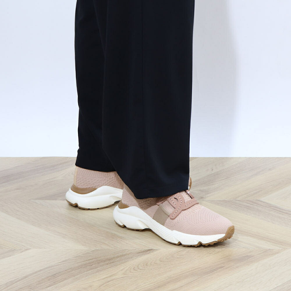 TOD'S スニーカー ベージュ ニット ロゴ XXW54C0EM60SKM