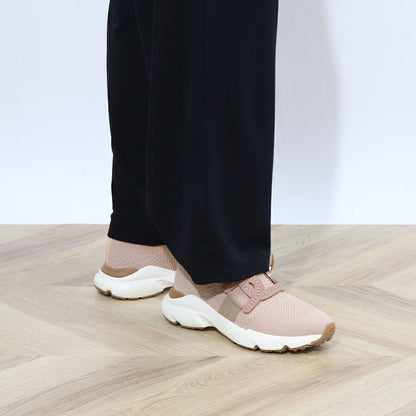 TOD'S スニーカー ベージュ ニット ロゴ XXW54C0EM60SKM