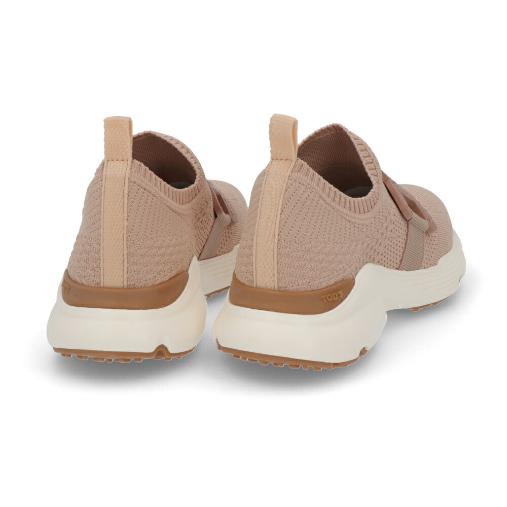 TOD'S スニーカー ベージュ ニット ロゴ XXW54C0EM60SKM