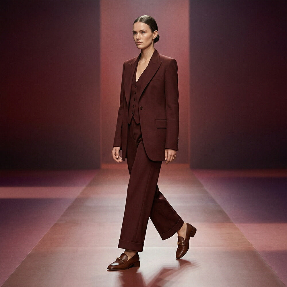TOD'S レザーシューズ ブラック ブラウン カーフスキン ビットローファー ダブルT ローファー XXW28K0HP50NF5