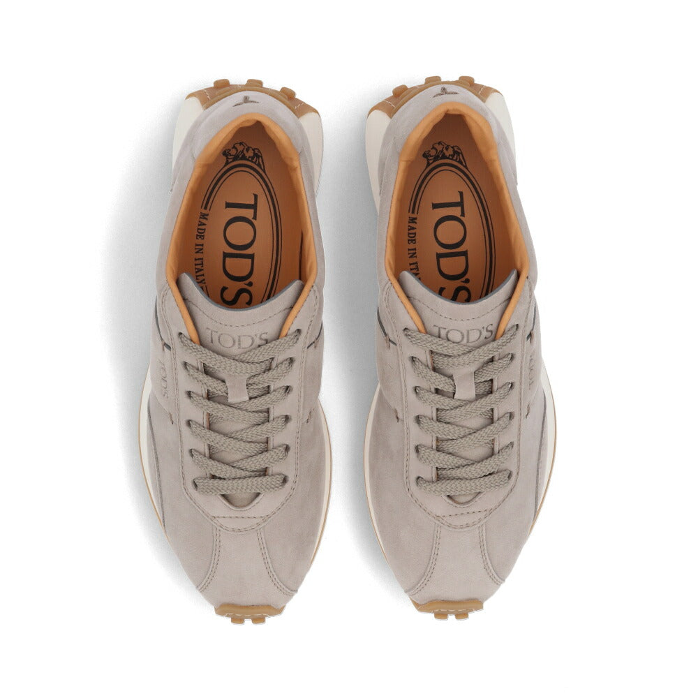 TOD'S スニーカー グレー スエードカーフスキン レースアップ ローカット スポーティ XXW26L0IU41HR0