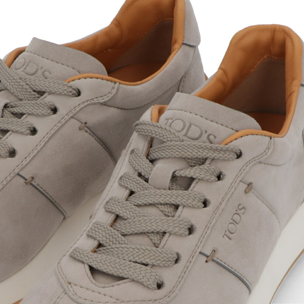 TOD'S スニーカー グレー スエードカーフスキン レースアップ ローカット スポーティ XXW26L0IU41HR0