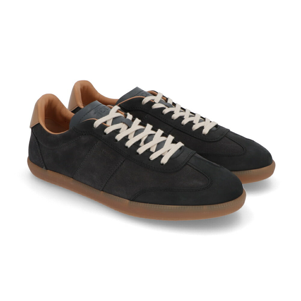 TOD'S スニーカー ネイビー スエードカーフスキン ローカット フラット ローカット XXM68C0IL70TND