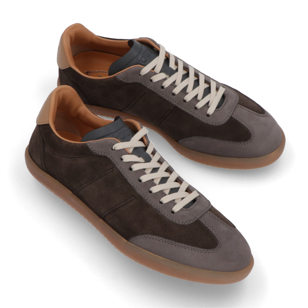 TOD'S スニーカー ネイビー スエードカーフスキン ローカット フラット ローカット XXM68C0IL70TND