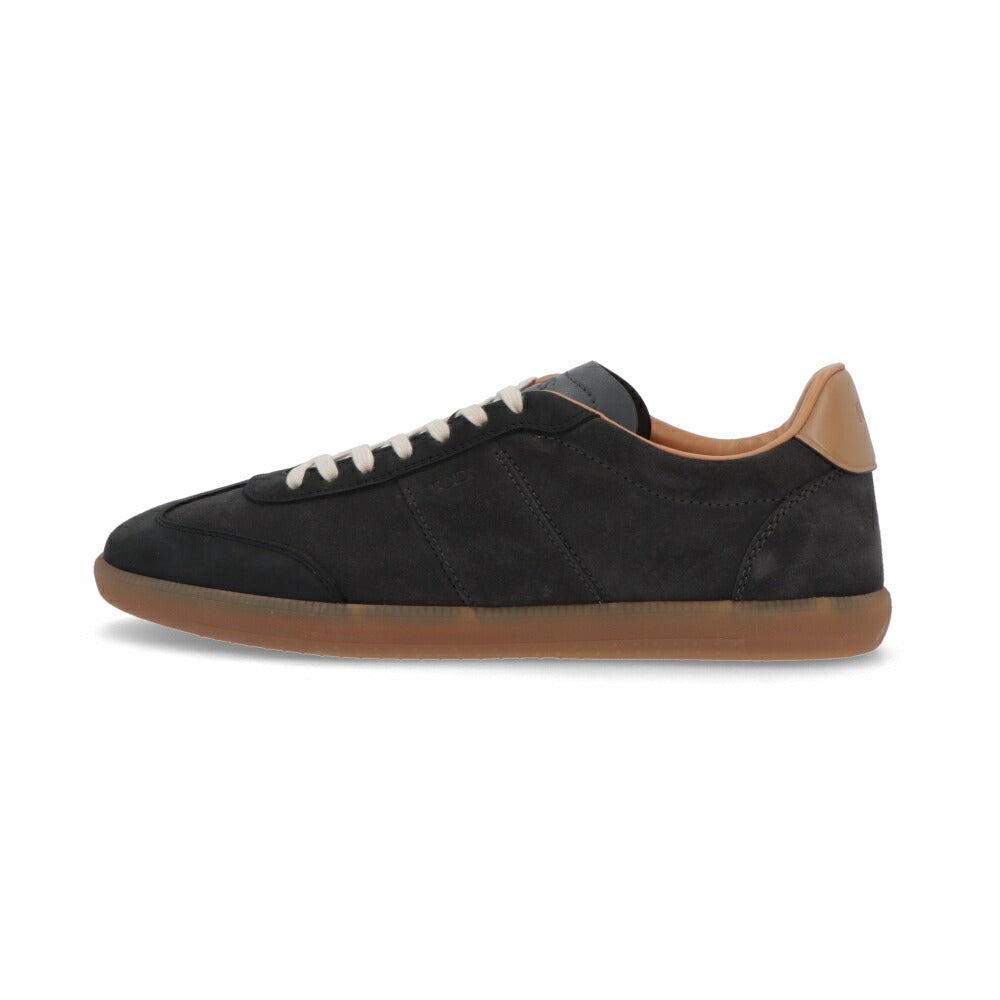 TOD'S スニーカー ネイビー スエードカーフスキン ローカット フラット ローカット XXM68C0IL70TND