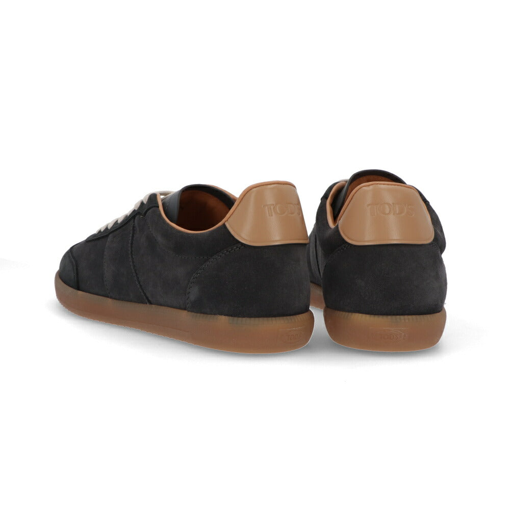 TOD'S スニーカー ネイビー スエードカーフスキン ローカット フラット ローカット XXM68C0IL70TND