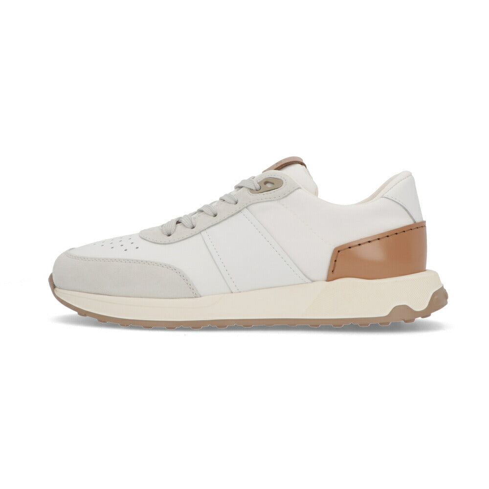 TOD'S スニーカー ホワイト レザー レースアップ シンプル ローカット XXM63K0GT80R08