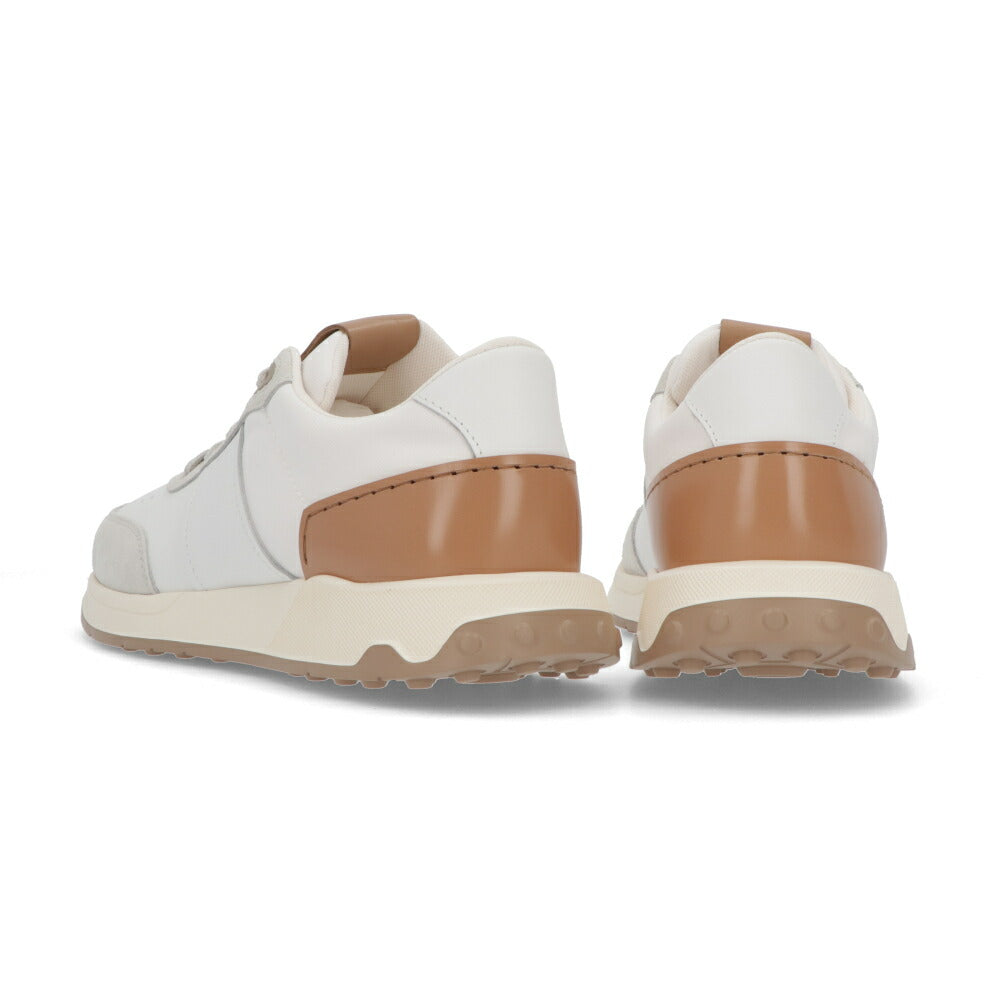 TOD'S スニーカー ホワイト レザー レースアップ シンプル ローカット XXM63K0GT80R08
