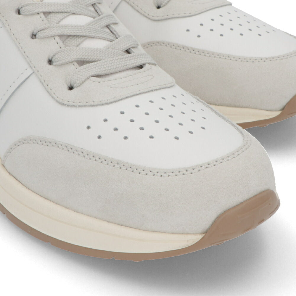 TOD'S スニーカー ホワイト レザー レースアップ シンプル ローカット XXM63K0GT80R08