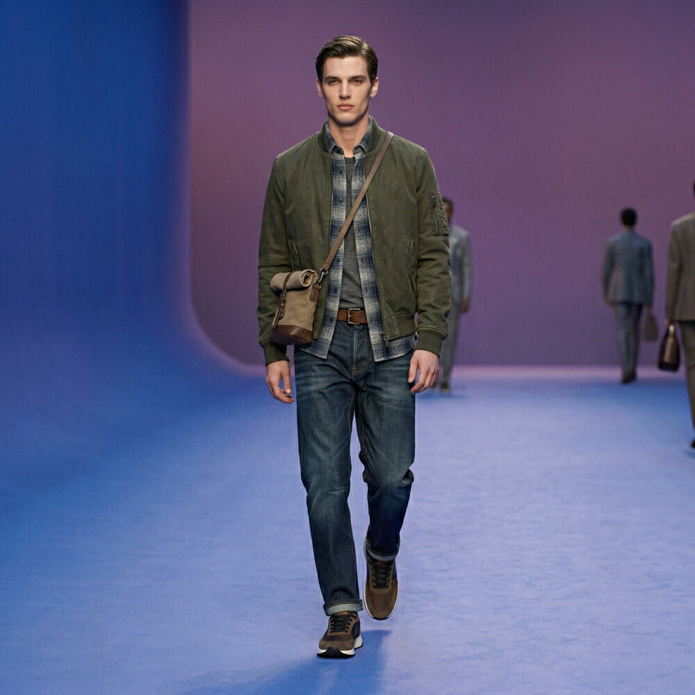 TOD'S スニーカー オリーブブラウン スエード メッシュ レースアップ フラットソール スポーティ ローカット XXM63K0GT70TO5