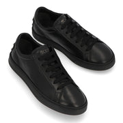 TOD'S スニーカー  ブラック レザースニーカー シンプル ローカット XXM04L0HZ40JUS