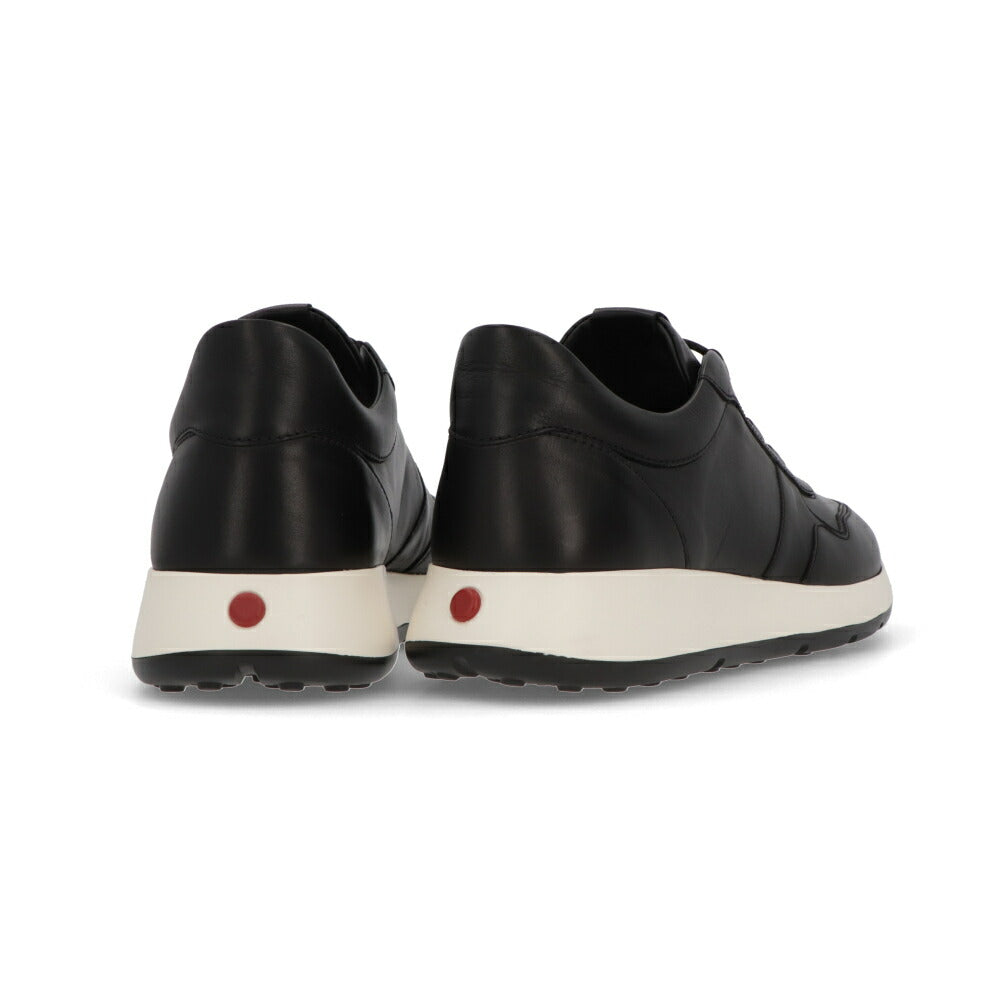 TOD'S トッズ  スニーカー ブラック カーフスキン フラットシューズ ドローストロング ローカット XXM79K0IP50THC