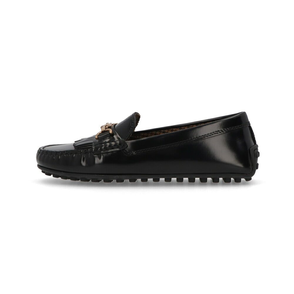 TOD'S トッズ レディース シューズ レザーシューズ ブラック レザー ローファー スリッポン ローファー XXW10L0IM02SHA