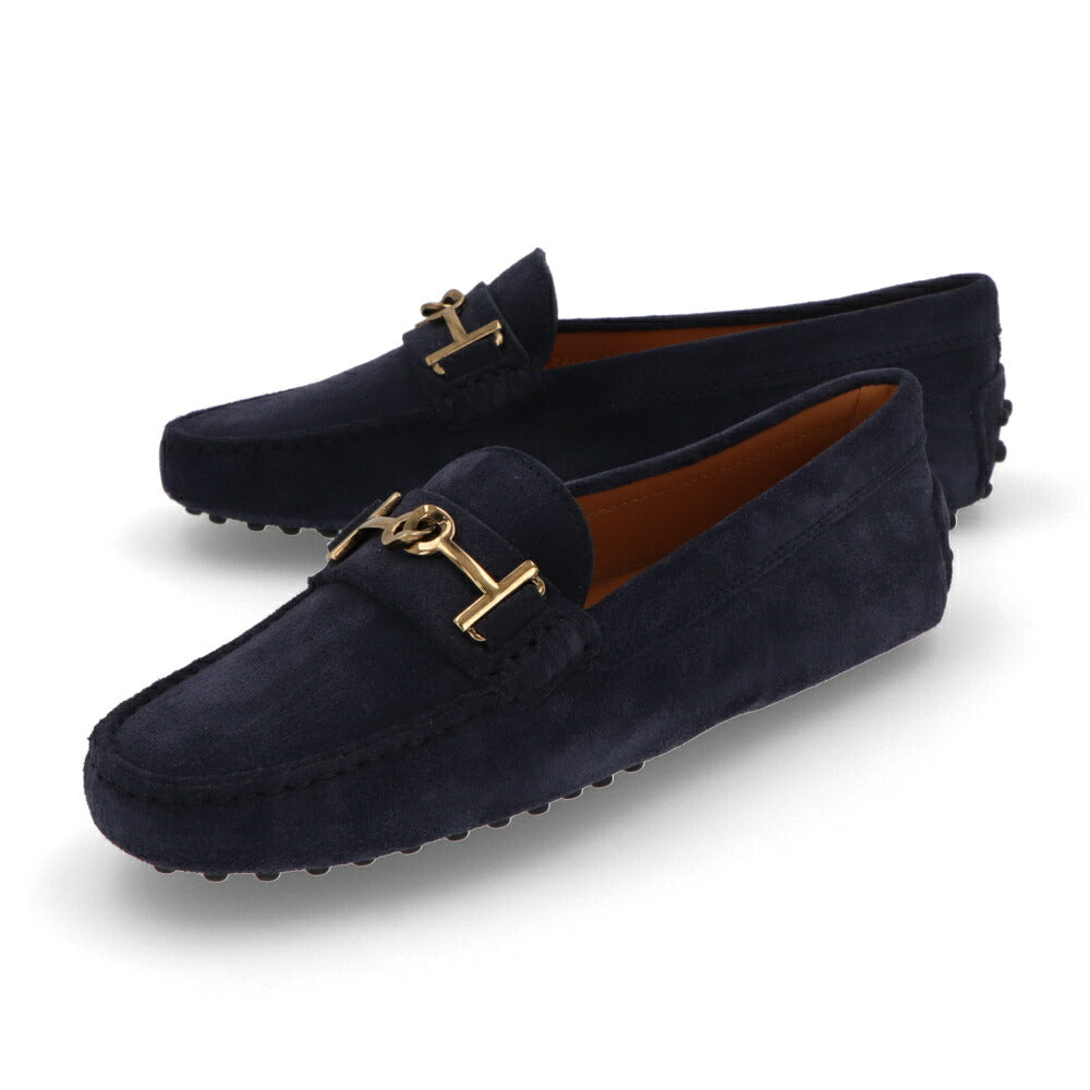 TOD'S GOMMINO ピンクブラウン ネイビー フラットシューズ ローファー モカシン XXW00G0IA50RE0