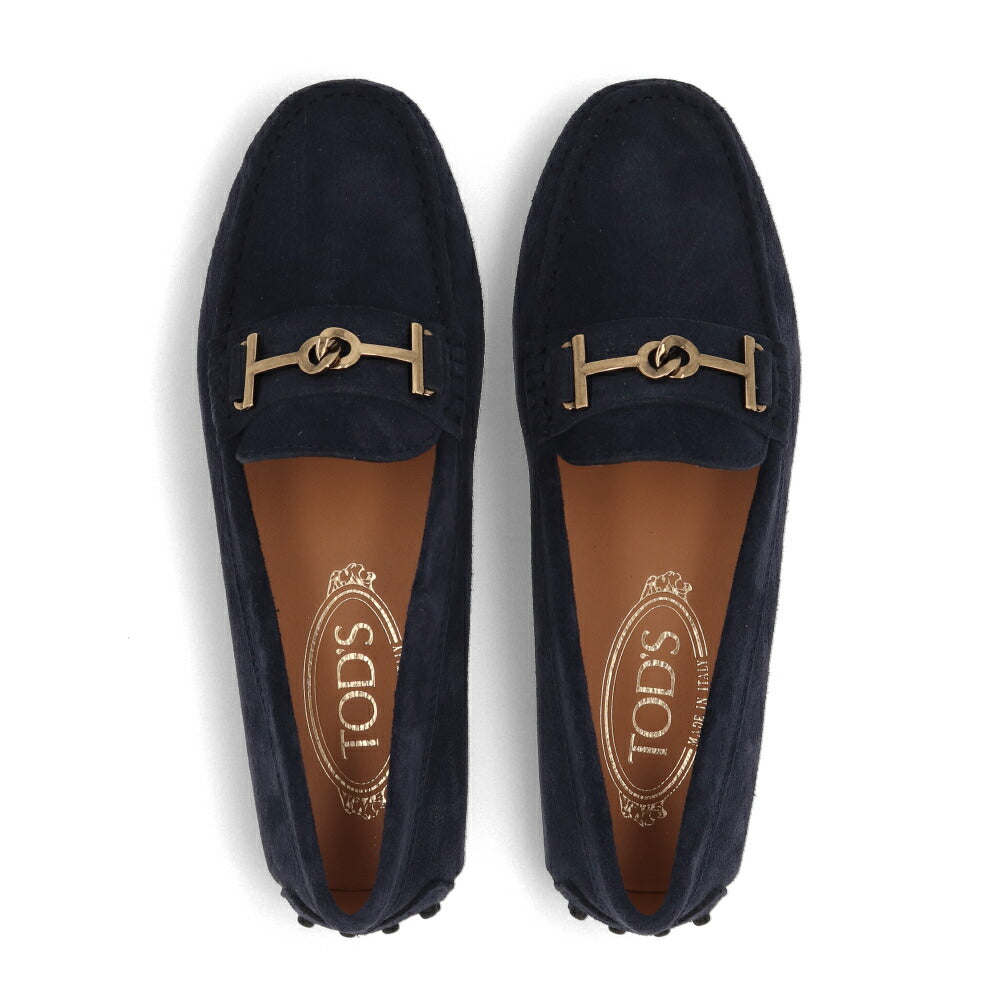 TOD'S GOMMINO ピンクブラウン ネイビー フラットシューズ ローファー モカシン XXW00G0IA50RE0