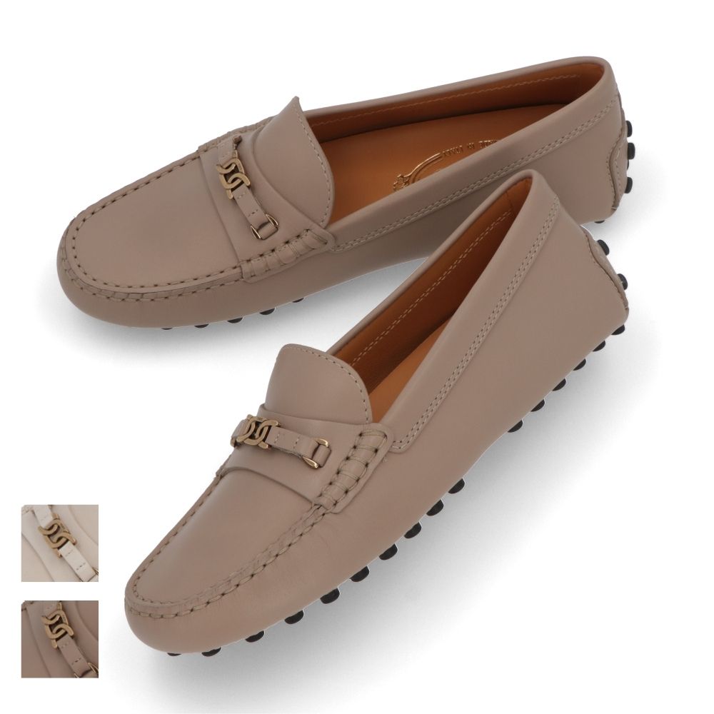 TOD'S GOMMINO オフホワイト ベージュ ローファー フラットシューズ ローファー XXW22L0IO80N6M