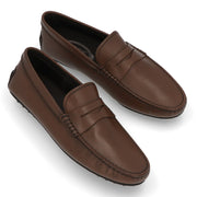 TOD'S トッズ  GOMMINO ブラウンフラットシューズ ドライビングシューズ ローファー XXM42C00640D9C