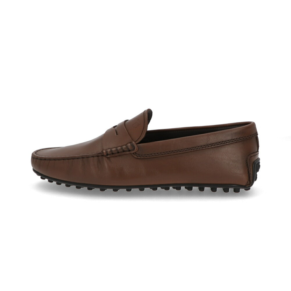 TOD'S トッズ  GOMMINO ブラウンフラットシューズ ドライビングシューズ ローファー XXM42C00640D9C