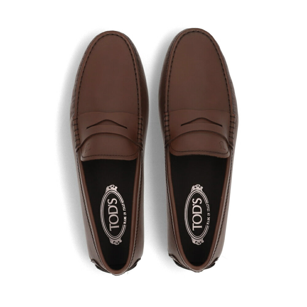 TOD'S トッズ  GOMMINO ブラウンフラットシューズ ドライビングシューズ ローファー XXM42C00640D9C