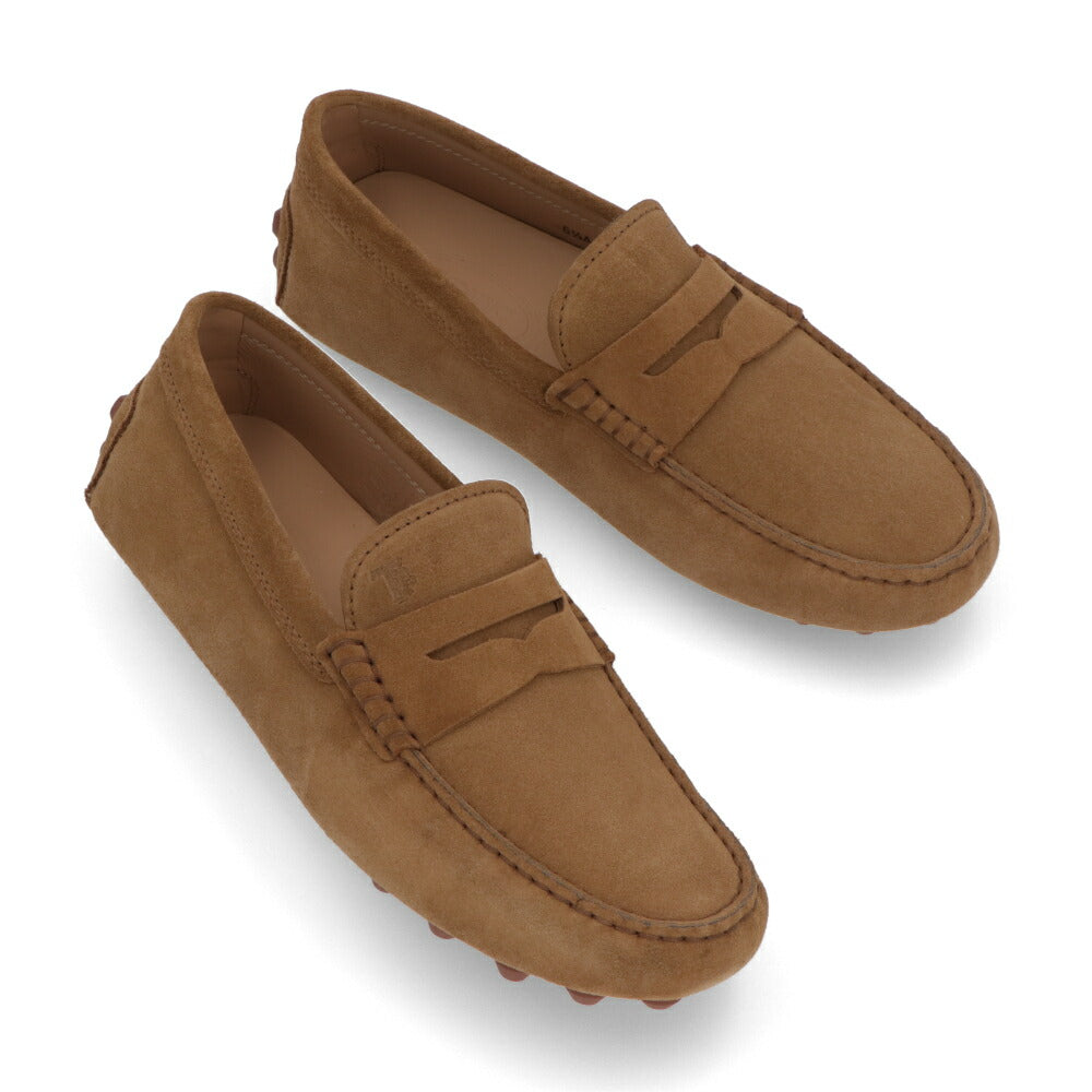 TOD'S GOMMINO ライトブラウン モカシン ドライビングシューズ XXM52K00640RE0