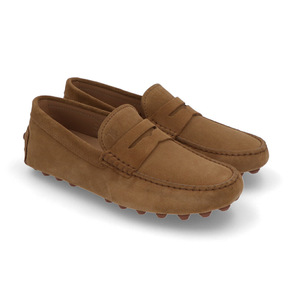 TOD'S GOMMINO ライトブラウン モカシン ドライビングシューズ XXM52K00640RE0