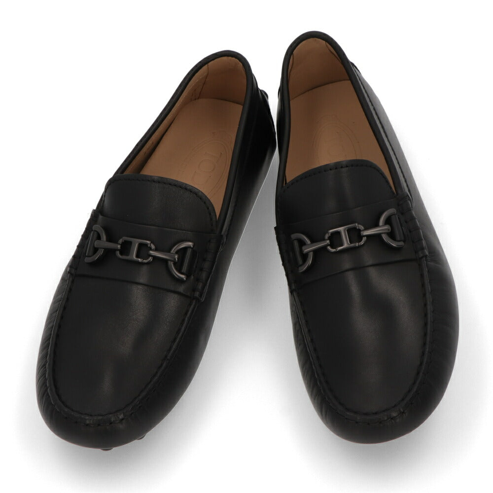 TOD'S GOMMINO ブラック レザー ローファー ドライビングシューズ ローファー