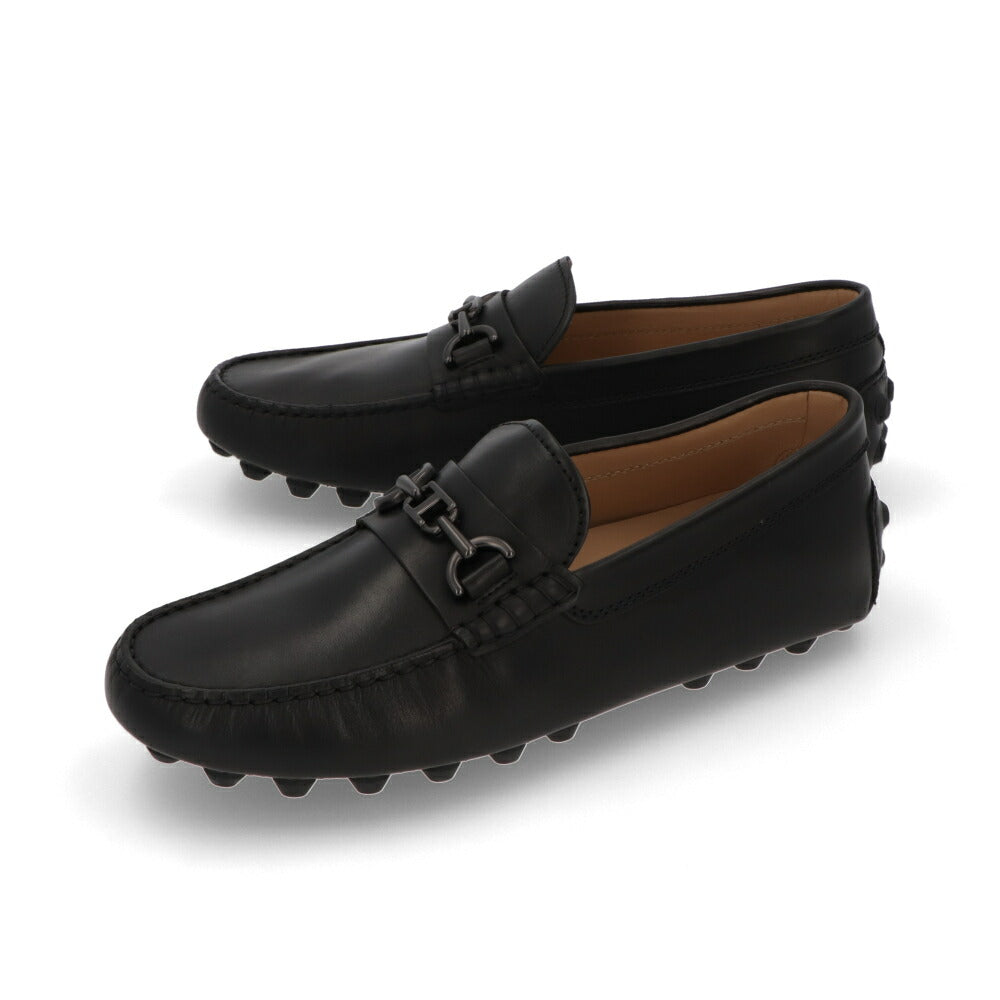 TOD'S GOMMINO ブラック レザー ローファー ドライビングシューズ ローファー