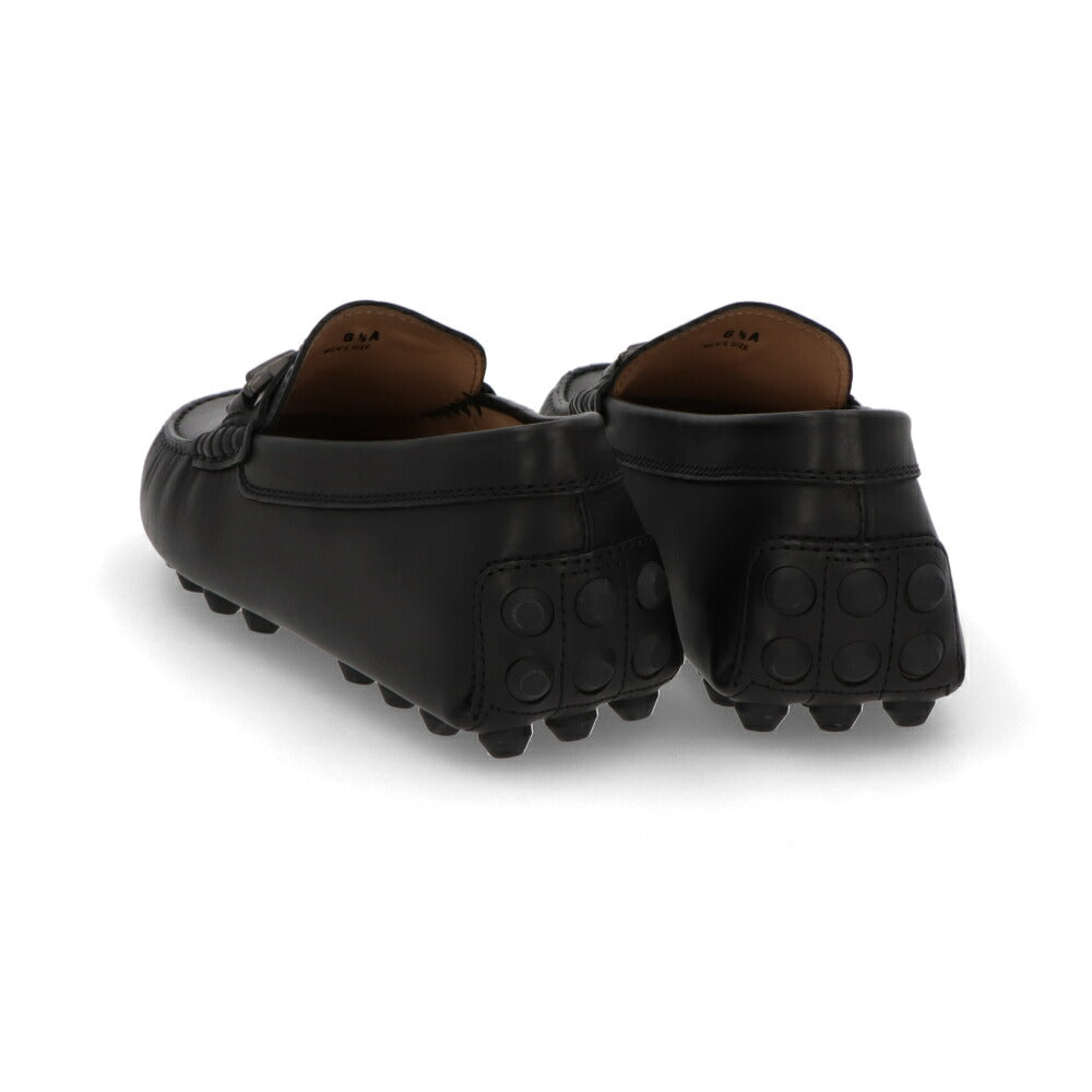 TOD'S トッズ  GOMMINO ブラック レザー ローファー ドライビングシューズ ローファー