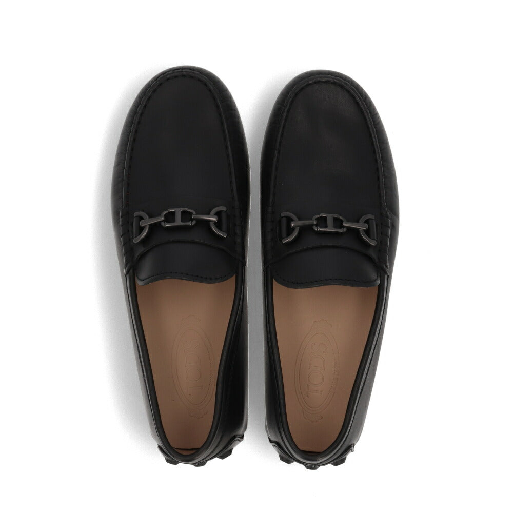 TOD'S トッズ  GOMMINO ブラック レザー ローファー ドライビングシューズ ローファー