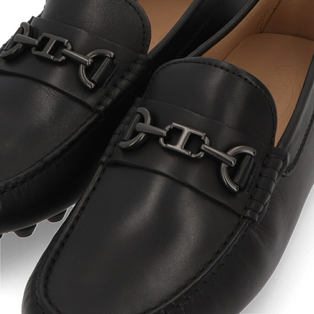 TOD'S トッズ  GOMMINO ブラック レザー ローファー ドライビングシューズ ローファー