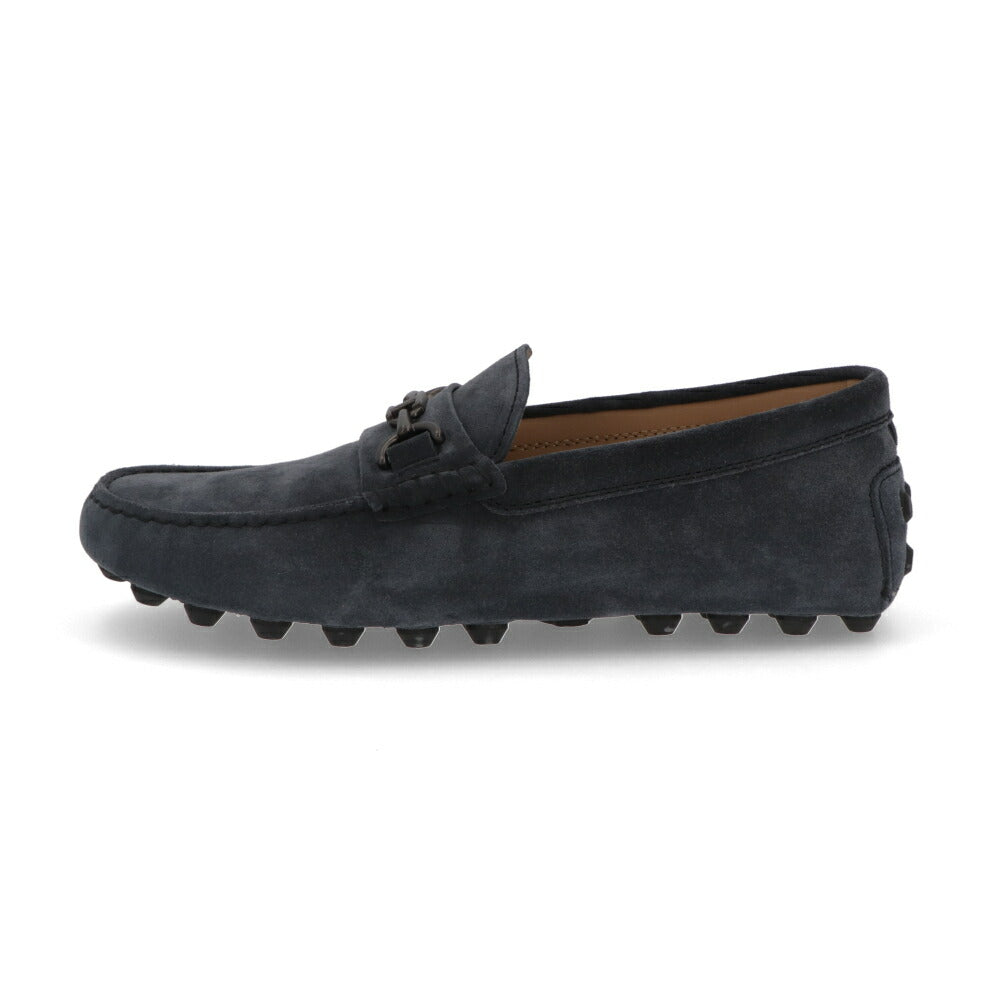 TOD'S GOMMINO ネイビー スウェード ローファー ドライビングシューズ XXM52K0IR50RE0