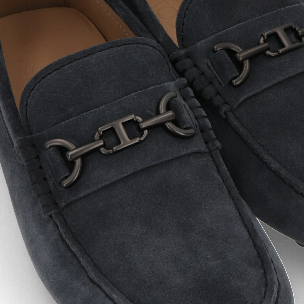 TOD'S GOMMINO ネイビー スウェード ローファー ドライビングシューズ XXM52K0IR50RE0