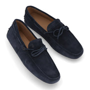 TOD'S GOMMINO ネイビーブルー スエード ドライビングシューズ モカシン XXM0GW05470RE0