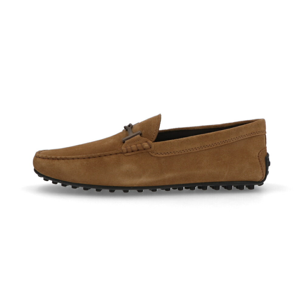 TOD'S  ライトブラウン ネイビー フラットシューズ ローファー ドライビングシューズ XXM42C0ID30RE0