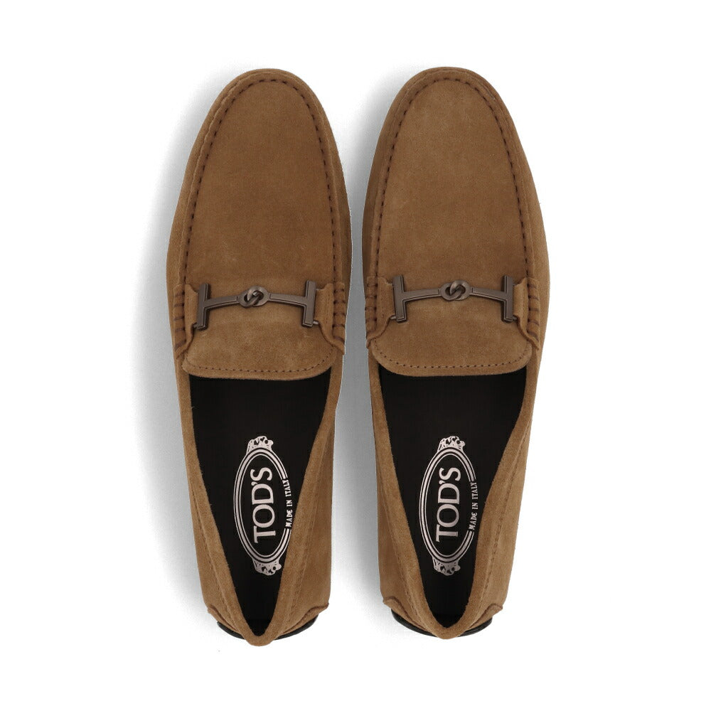TOD'S  ライトブラウン ネイビー フラットシューズ ローファー ドライビングシューズ XXM42C0ID30RE0