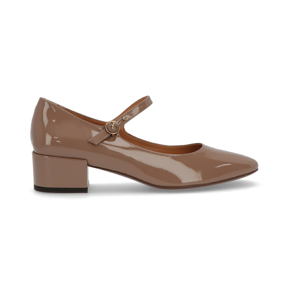 TOD'S パンプス  ブラック ピンクベージュ ロゴボタン ヒールあり XXW33L0IN60TVB
