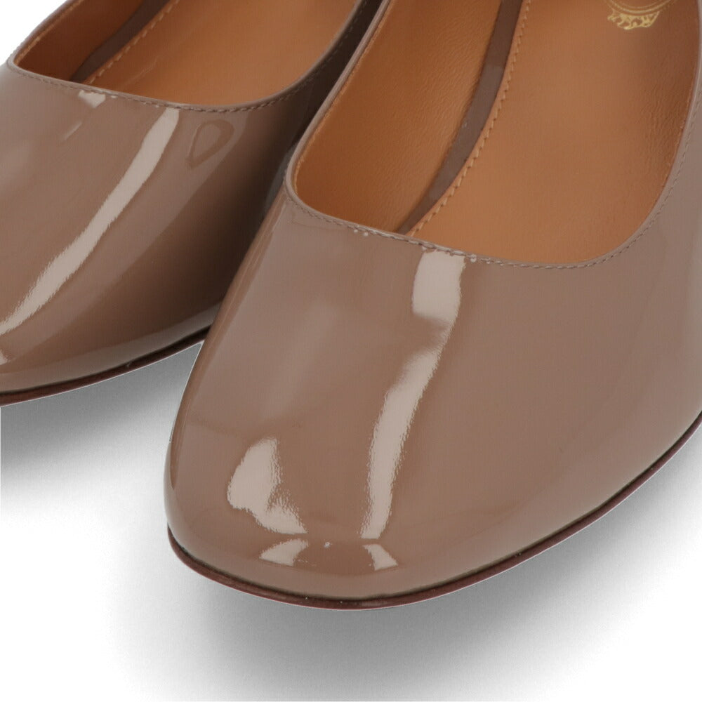 TOD'S パンプス  ブラック ピンクベージュ ロゴボタン ヒールあり XXW33L0IN60TVB