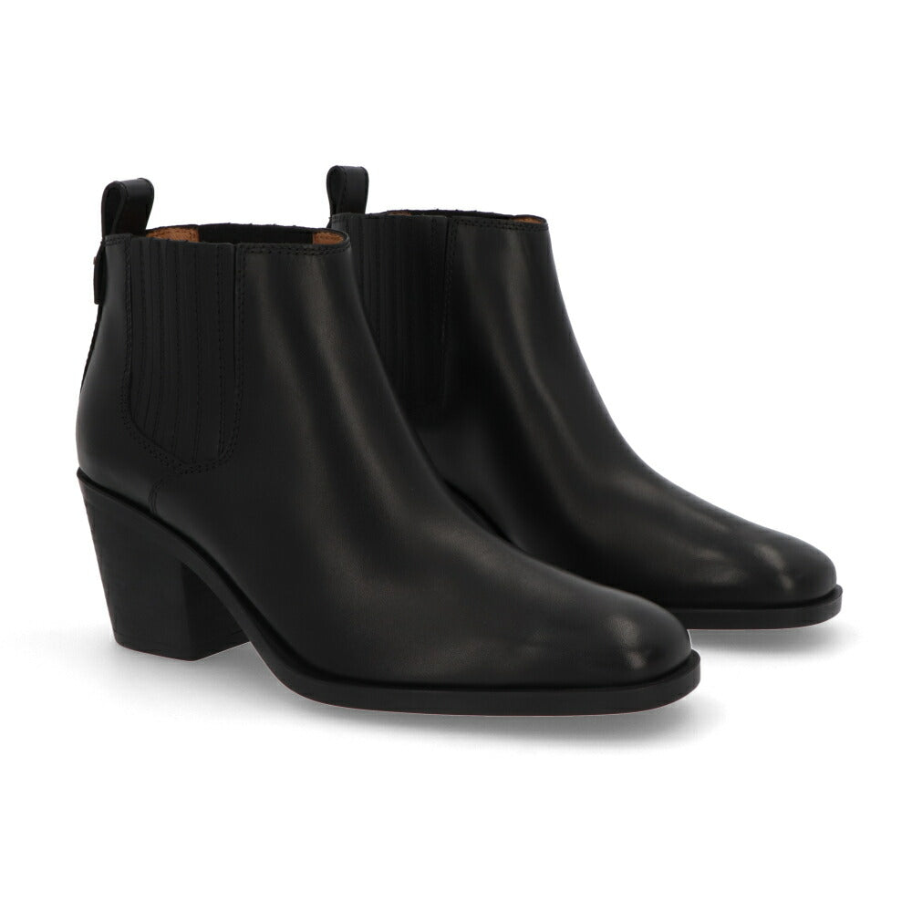 TOD'S ブラック アンクルブーツ サイドゴア ブーティ ショートブーツ XXW28L0IM80GOC
