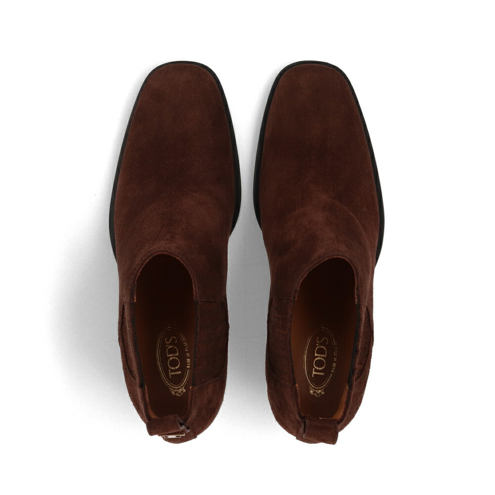 TOD'S ブーツ  ブラウン アンクルブーツ サイドゴア ブーティ ショートブーツ XXW28L0IM80RE0