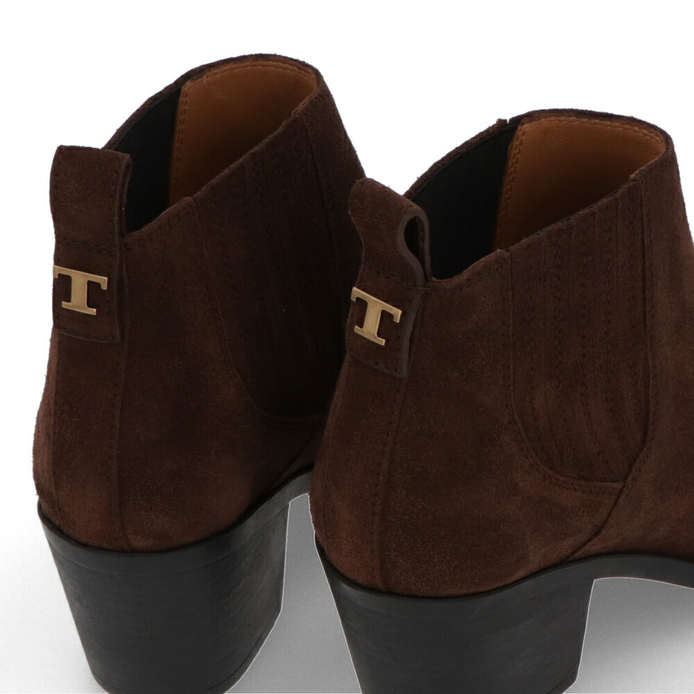 TOD'S ブーツ  ブラウン アンクルブーツ サイドゴア ブーティ ショートブーツ XXW28L0IM80RE0