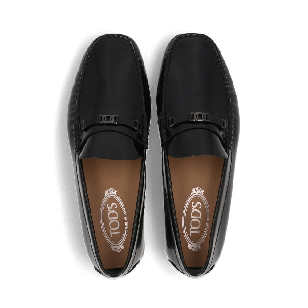 TOD'S ブラック ローファー ロゴ ローファー XXM31L0IK31AKT