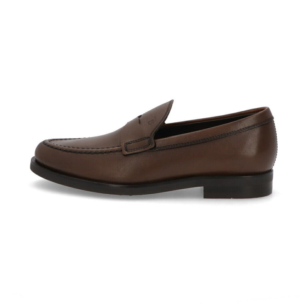 TOD'S  ブラウン レザー フォーマルシューズ クラシカル ロゴ入り ローファー XXM0ZF0Q920D9C