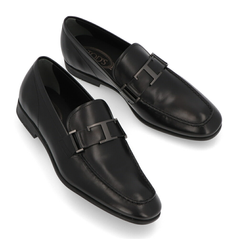 TOD'S ブラック カーフレザー フォーマルシューズ レザーシューズ ローファー XXM51B0CT60MG2