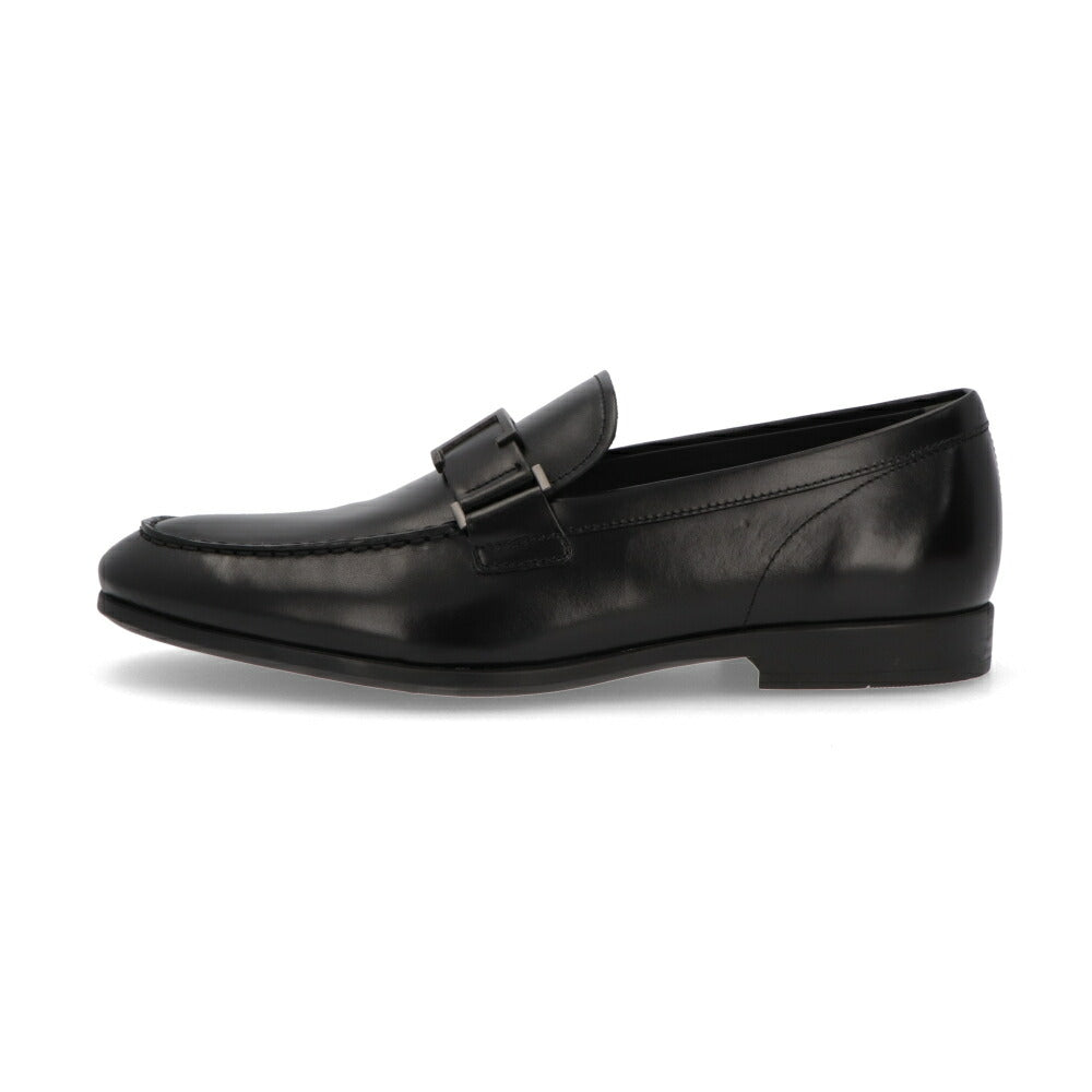 TOD'S ブラック カーフレザー フォーマルシューズ レザーシューズ ローファー XXM51B0CT60MG2