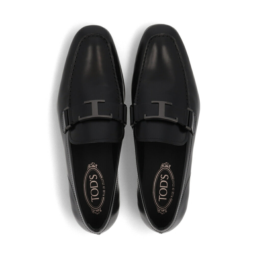 TOD'S ブラック カーフレザー フォーマルシューズ レザーシューズ ローファー XXM51B0CT60MG2