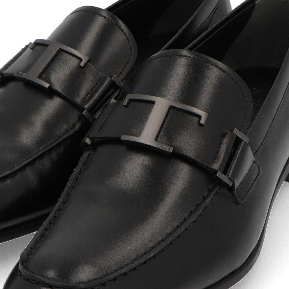 TOD'S ブラック カーフレザー フォーマルシューズ レザーシューズ ローファー XXM51B0CT60MG2